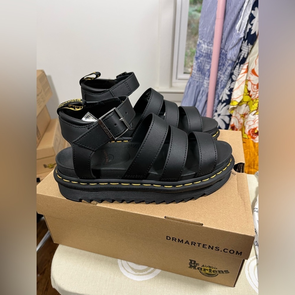 Dr Martens Blaire 3 Strap Sandals - Picture 5 of 9